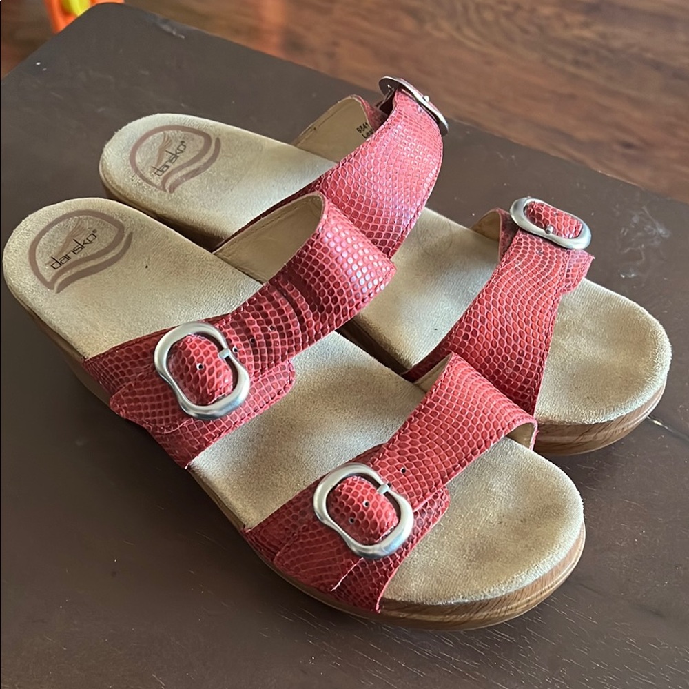 Dansko Red Sandals for Women